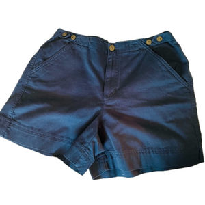 NEW WITH TAG LIZ CLAIBORNE NAVY SHORT SIZE 12